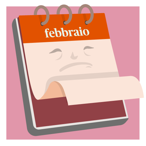 Febbraio Calendar